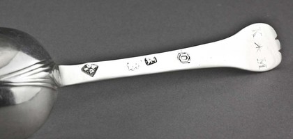 William and Mary Silver Trefid Spoon - Dorothy Grant